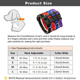 Adjustable Nylon Dog Collar with Heavy Duty Clip Buckle Webbing Collar